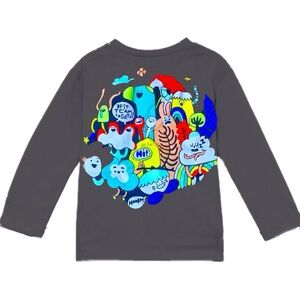 NWT Zara Tshirt Graphic Long Sleeve Shirt baby boys girls Toddlers gift